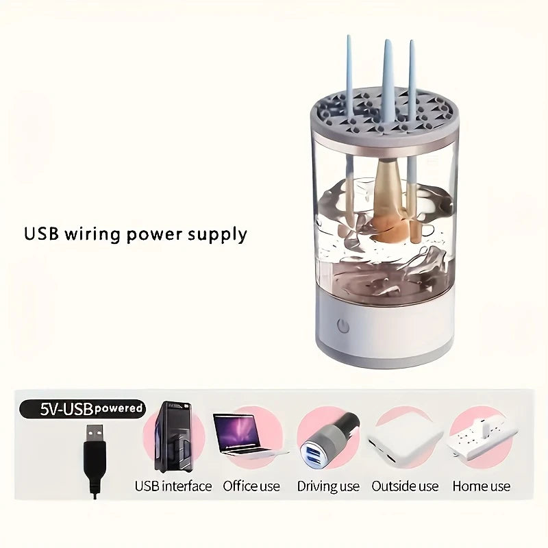 Limpia Brochas Eléctrico – Brush Cleaner & Dryer Profesional