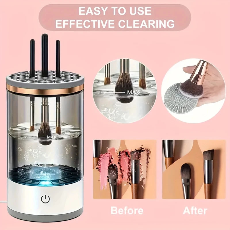 Limpia Brochas Eléctrico – Brush Cleaner & Dryer Profesional